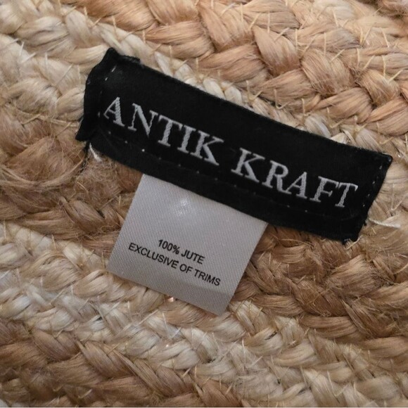 Antik Kraft Amelia Striped Jute Tote Anthropologie - Picture 6 of 8